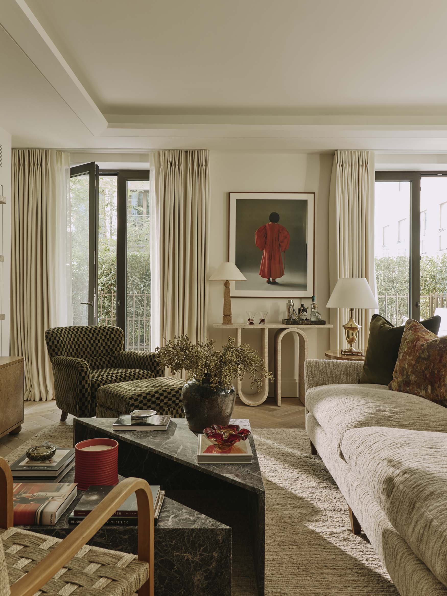 Chelsea Barracks Sitting Room designed by Studio Squire