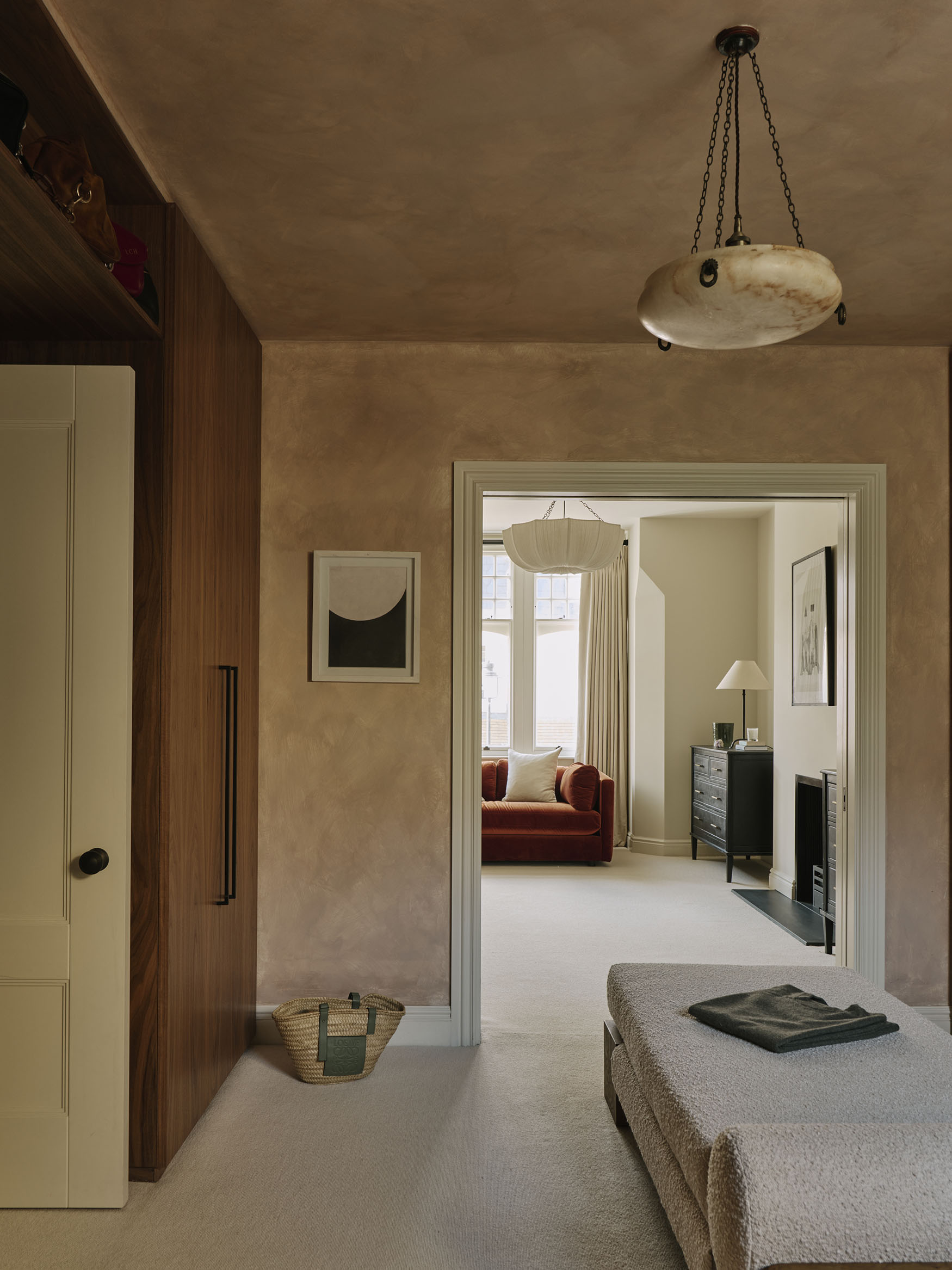Dressing room, interior design by Studio Squire